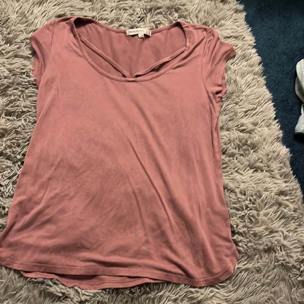 Purple flowy shirt